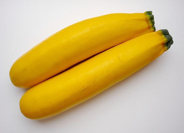 Gele courgette uit Essen De Vrijloophoeve Webshop